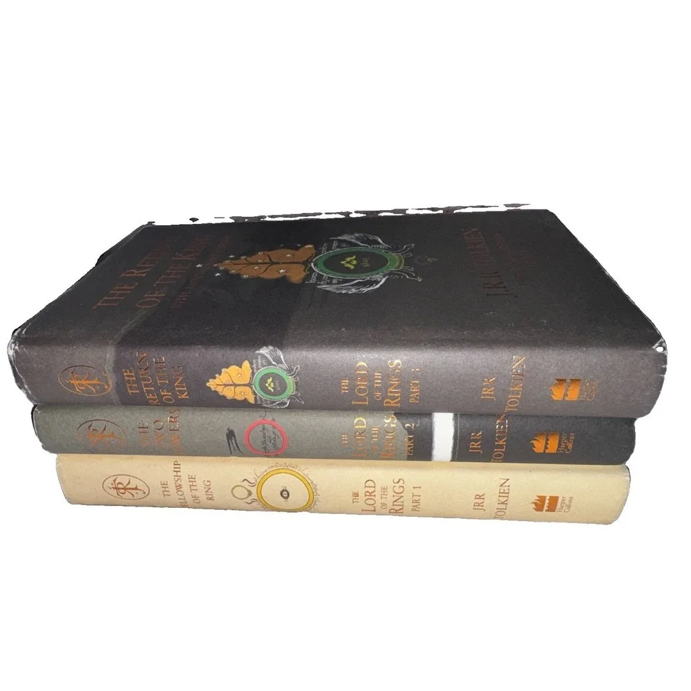 Lord of the Rings 50th Anniversary Hardcover Slipcase JRR Tolkien Books 1-3